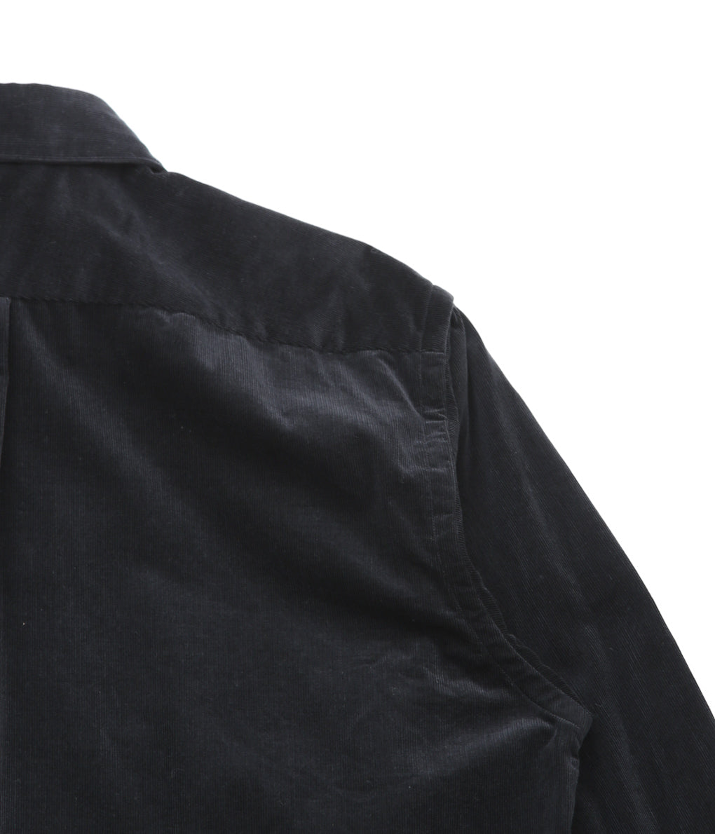 COMOLI ''コーデュロイ コモリシャツ'' (BLACK) – THE STORE BY MAIDENS
