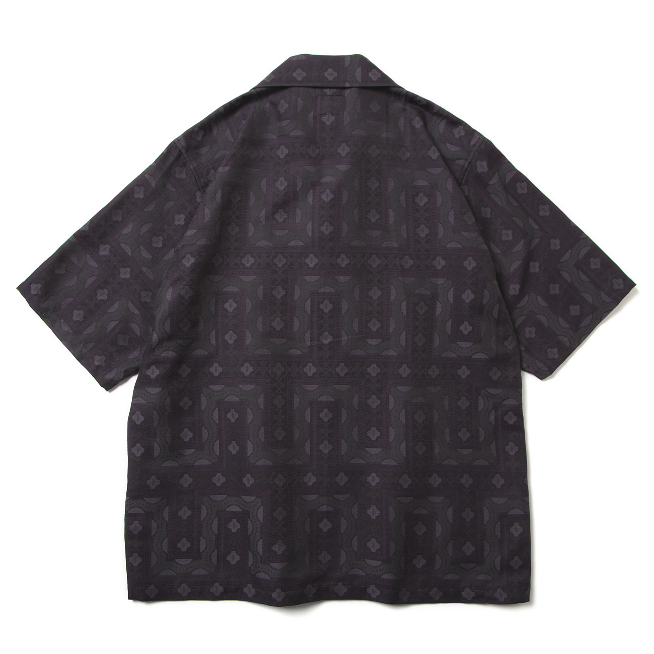 Needles / ニードルズ | Cabana Shirt - C/PE Ethnic Jq. - Charcoal