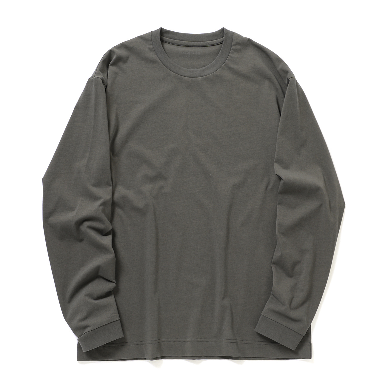 KANEMASA PHIL. / カネマサフィル | 36G High Twist LS Tee - Charcoal