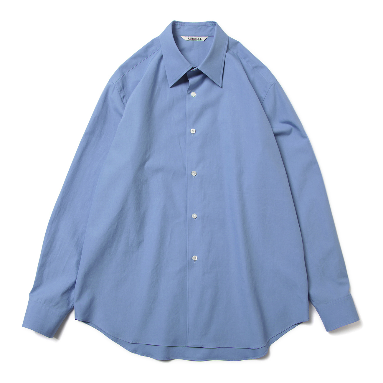 AURALEE / オーラリー | WASHED FINX TWILL SHIRT (メンズ) - Blue