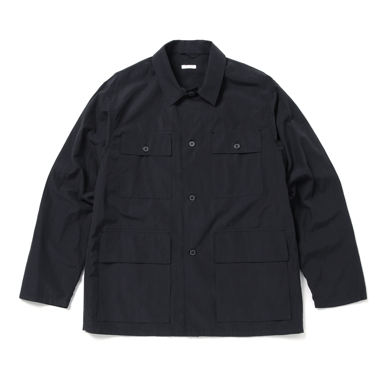 COMOLI / コモリ | サファリシャツ - Navy | 通販 - 正規取扱店
