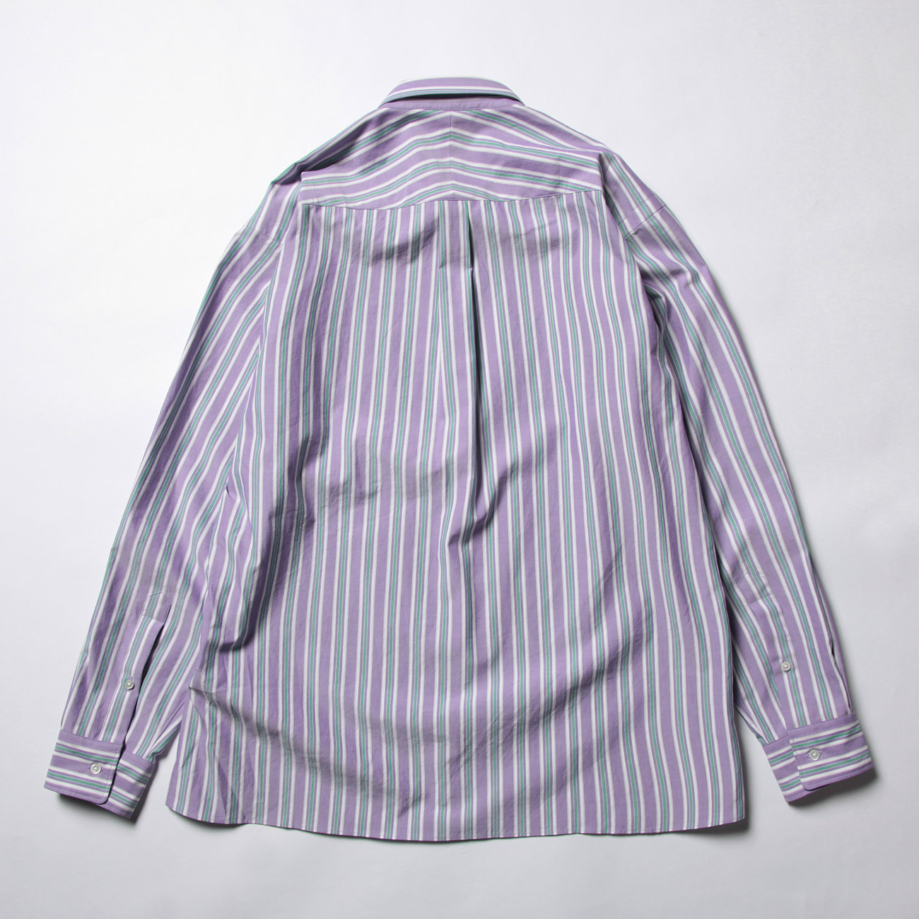 AURALEE / オーラリー | WASHED FINX TWILL STRIPE SHIRTS (メンズ