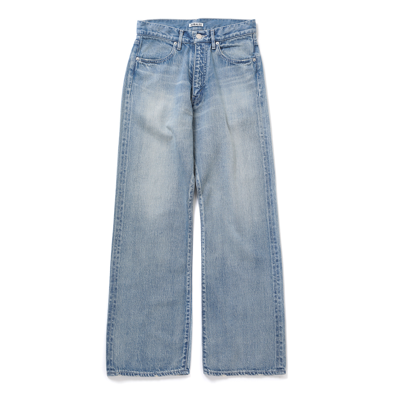 AURALEE / オーラリー | SELVEDGE FADED LIGHT DENIM PANTS