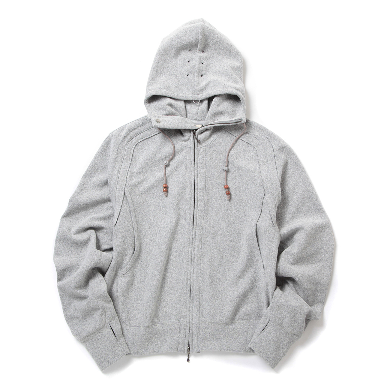 JIAN YE / ジェンイェ | SOLID HOODIE 弍 - Heather Gray | 通販