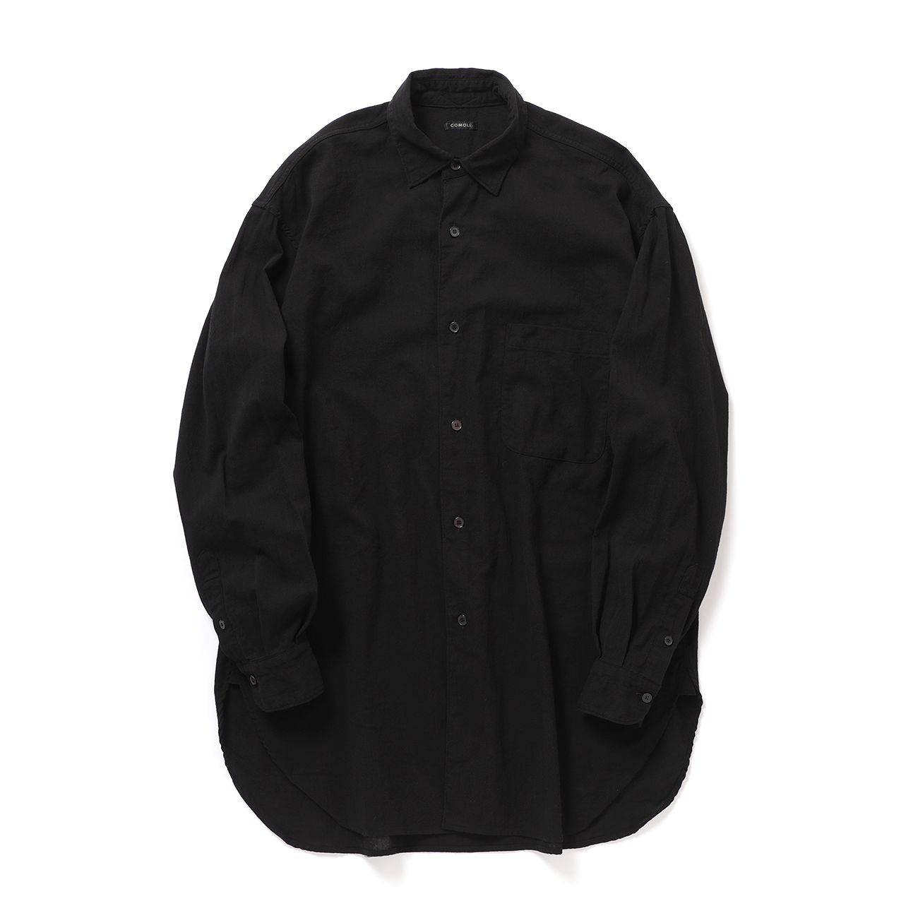 COMOLI / コモリ | オックス シャツ - Black | 通販 - 正規取扱店