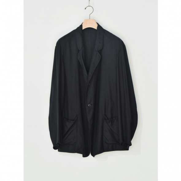 COMOLI / コモリ | シルクネル ジャケット - Navy | 通販 - 正規取扱店