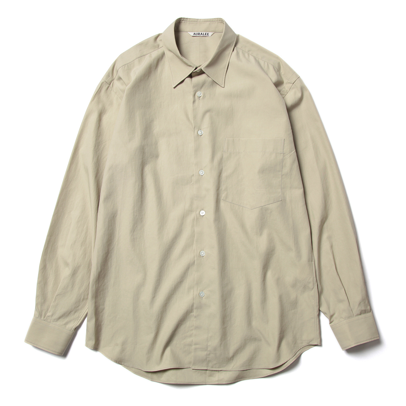 AURALEE / オーラリー | WASHED FINX TWILL SHIRTS (メンズ) - Light