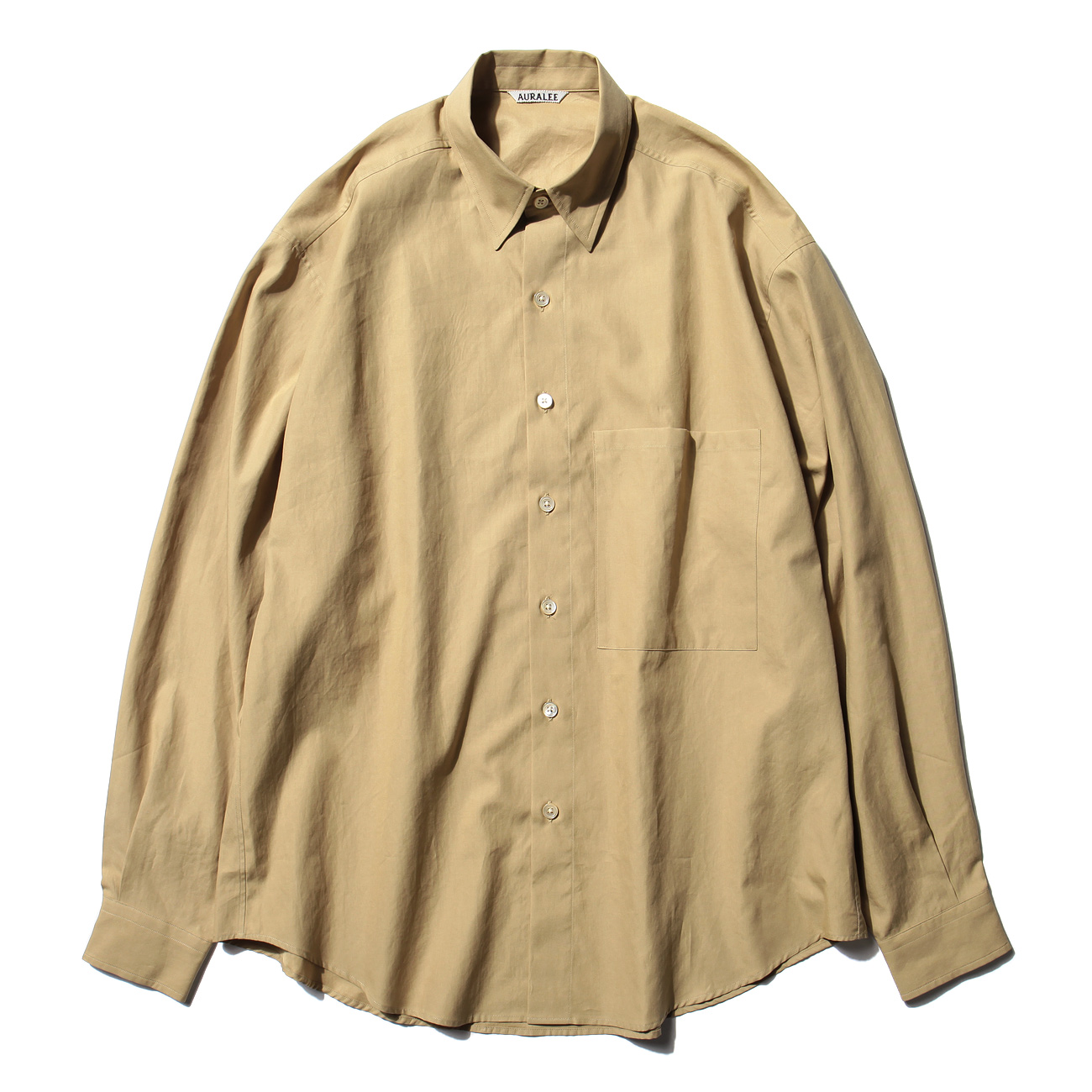 AURALEE / オーラリー | WASHED FINX TWILL BIG SHIRTS (メンズ