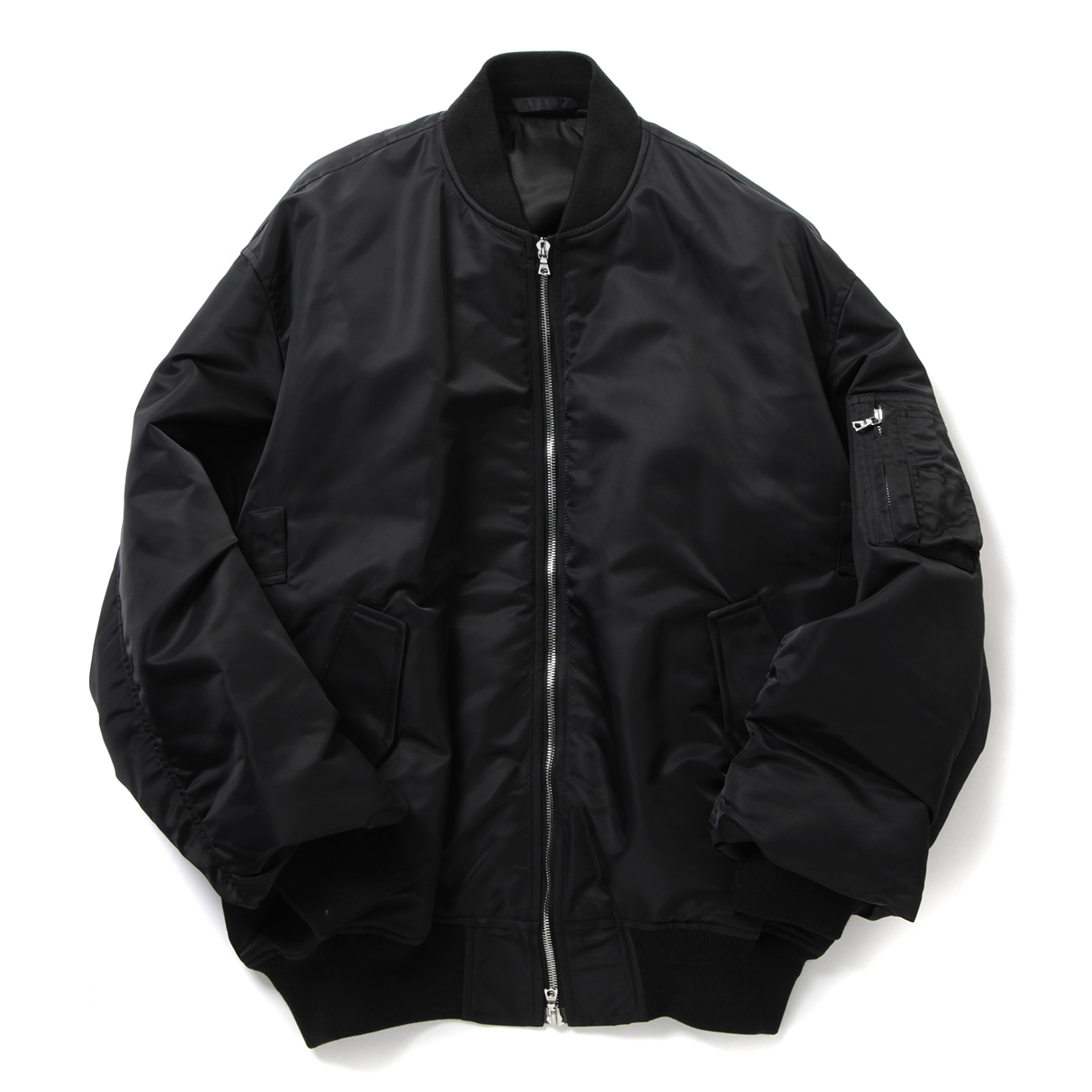 stein / シュタイン | OVERSIZED FLIGHT JACKET - Black | 通販 - 正規