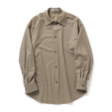AURALEE / オーラリー | WOOL FULLING FLANNEL SHIRT (レディース