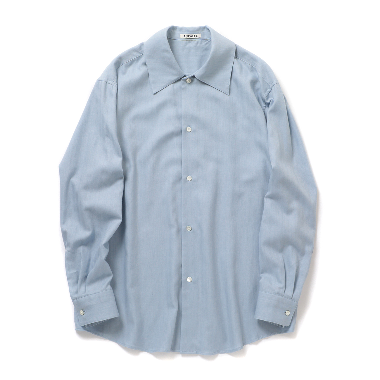 AURALEE / オーラリー | COTTON CASHMERE HERRINGBONE SHIRT (メンズ