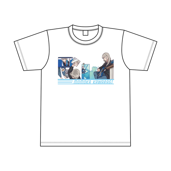 ガールズバンドクライ】【二次受注】EDイラスト Tシャツ 河原木桃香