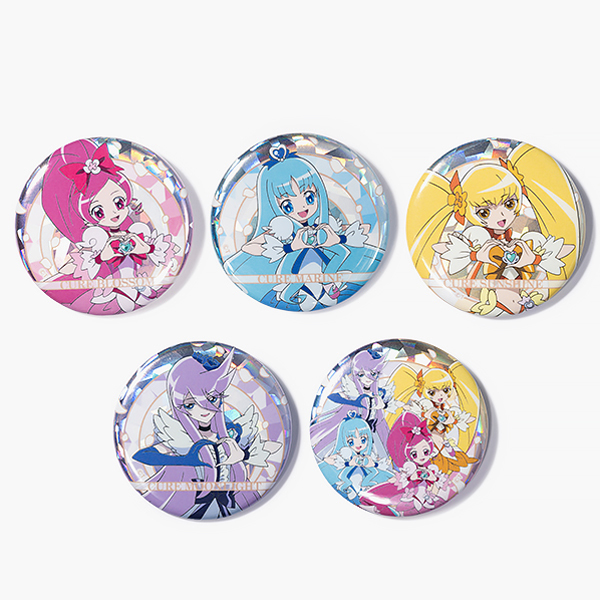 ハートキャッチプリキュア！】ホログラム缶バッジ（全5種ランダム1個