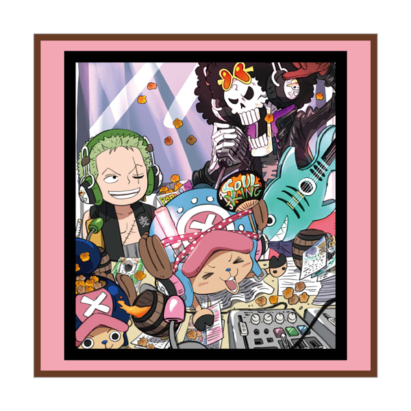 ワンピース】麦わらスペース ハンドタオル（ゾロ・チョッパー