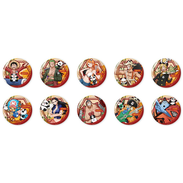 ワンピース】『麦わらストア上海オリジナル』缶バッジ（全10種ランダム
