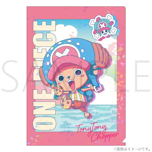 ワンピース】レトロポップカラー ホログラムクリアファイル チョッパー