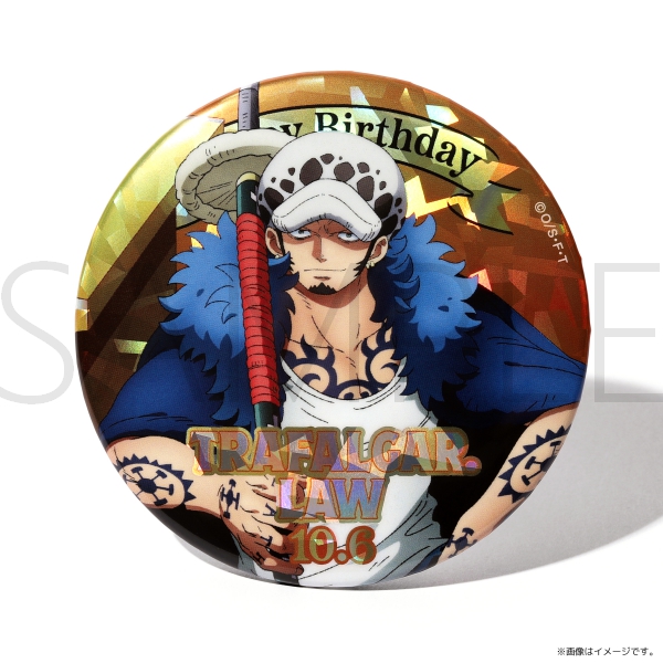 ワンピース】ワンピース HBDイニシャルホログラム缶バッジ[10.6