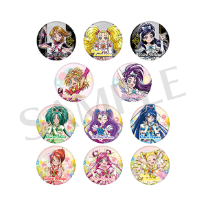 全プリキュア展】缶バッジ（2018～2020）（全14種ランダム1個）: 雑貨