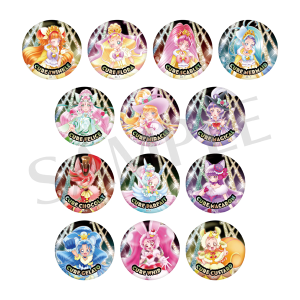 全プリキュア 20th Anniversary LIVE！】ホログラム缶バッジ2004～2008