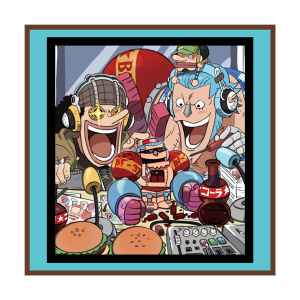 ワンピース】麦わらスペース ハンドタオル（サンジ・ロビン）: 雑貨