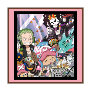 ワンピース】麦わらスペース ハンドタオル（サンジ・ロビン）: 雑貨