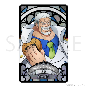 ワンピース】ワンピース HBDステンドグラス風ホログラム缶バッジ[5.5