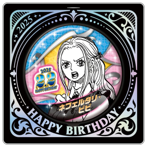 ONE PIECE】バースデイ缶バッジ ニコ・ロビン: 雑貨｜東映