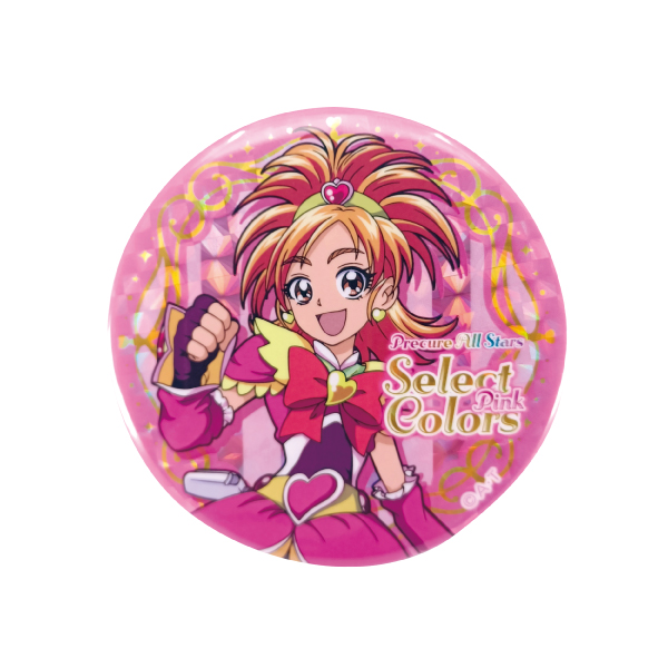 プリキュアオールスターズ】Select colors -Pink-#2 缶バッジ: 雑貨