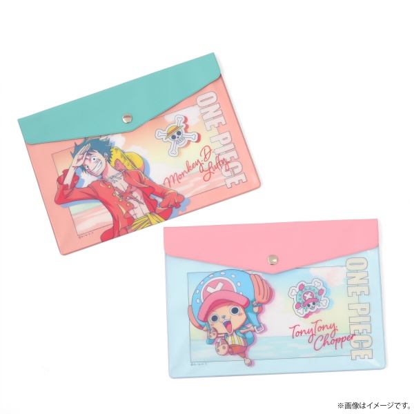 ワンピース】レトロポップカラー エンベロープケース チョッパー: 雑貨