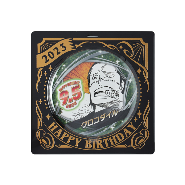 ONE PIECE】バースデイ缶バッジ クロコダイル: 雑貨｜東映