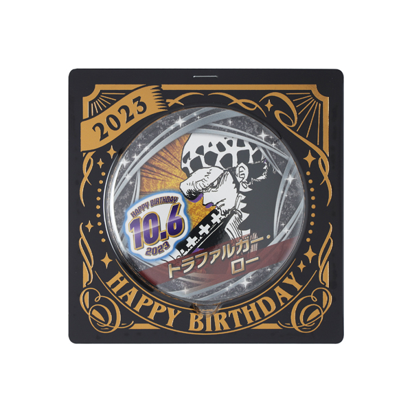 ONE PIECE】バースデイ缶バッジ トラファルガー・ロー: 雑貨｜東映