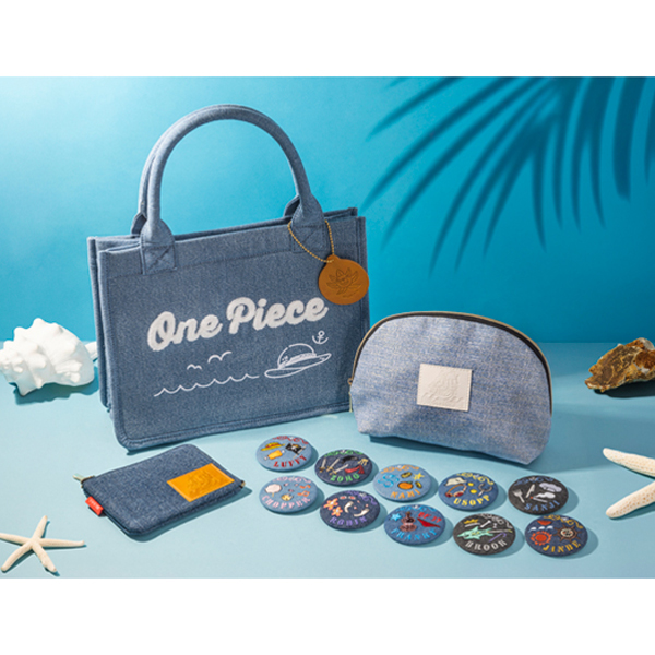 ワンピース】サガラ刺繍デニムトートバッグ: アパレル・バッグ｜東映