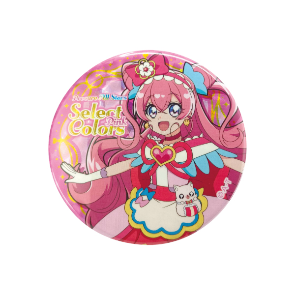 プリキュアオールスターズ】Select colors -Pink-#1 缶バッジ: 雑貨