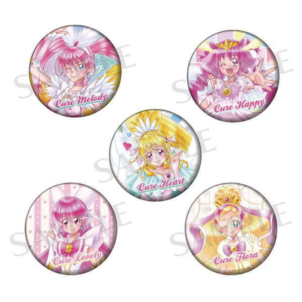 全プリキュア展】缶バッジ（全18種ランダム1個）: 雑貨｜東映