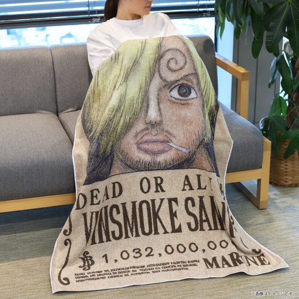 ワンピース】五彩織りビッグタオル ＜手配書(サンジ)＞: 雑貨｜東映