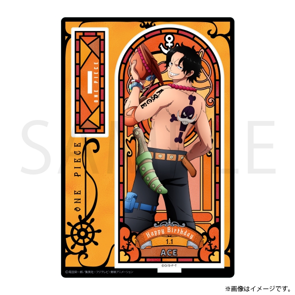 ワンピース】ワンピース HBDステンドグラス風アクリルスタンド[1.1