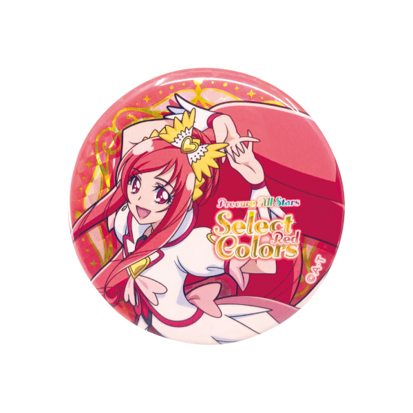 プリキュアオールスターズ】Select colors -Red-#1 缶バッジ: 雑貨