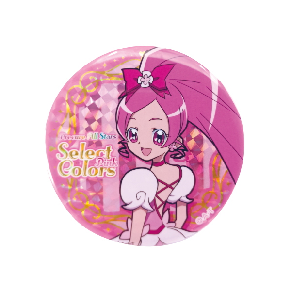 プリキュアオールスターズ】Select colors -Pink-#2 缶バッジ: 雑貨
