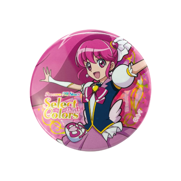 プリキュアオールスターズ】Select colors -Pink-#1 缶バッジ: 雑貨
