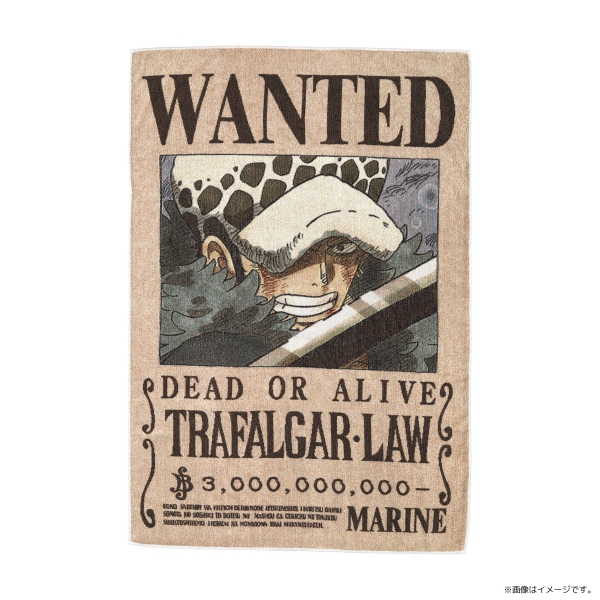 ワンピース】五彩織りビッグタオル ＜手配書(ロー)＞: 雑貨｜東映