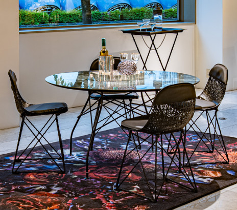 ヴィスカウントオブウッドラウンド130 天板：アッシュ｜ トーヨー