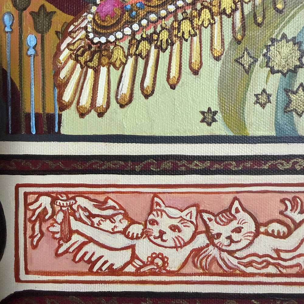 とやちかこ：新作 原画】Zodiac - Homage to Mucha -（黄道十二宮