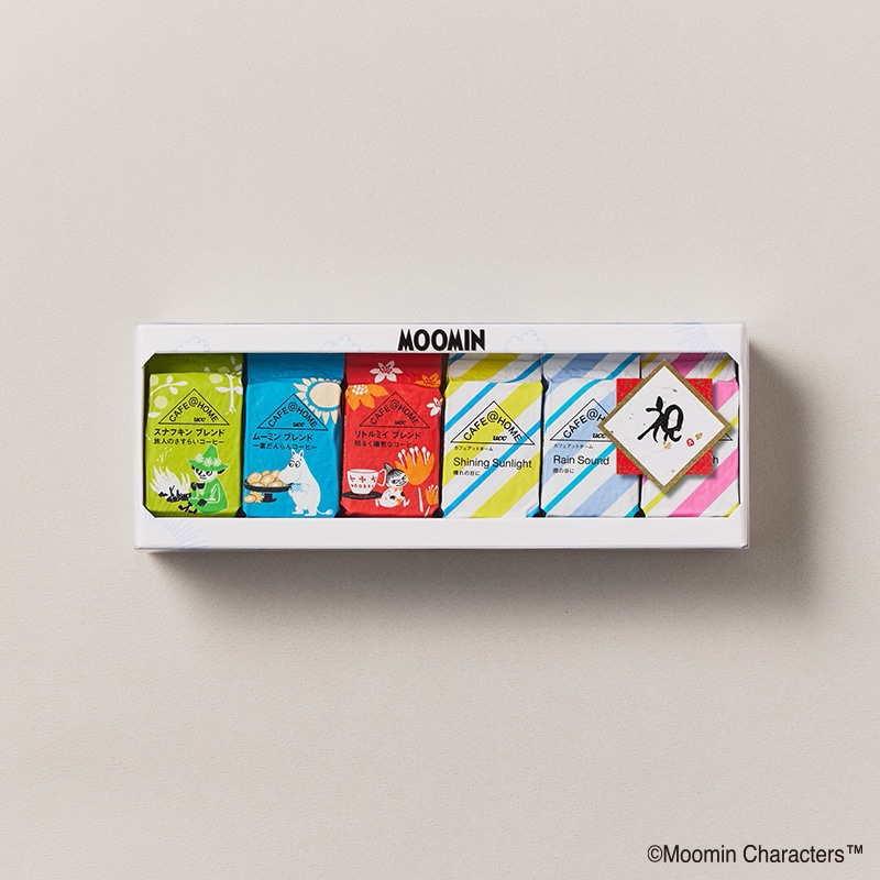 CAFE@HOME ムーミン谷 お出かけセット 6杯分&ビスケット（ミックス