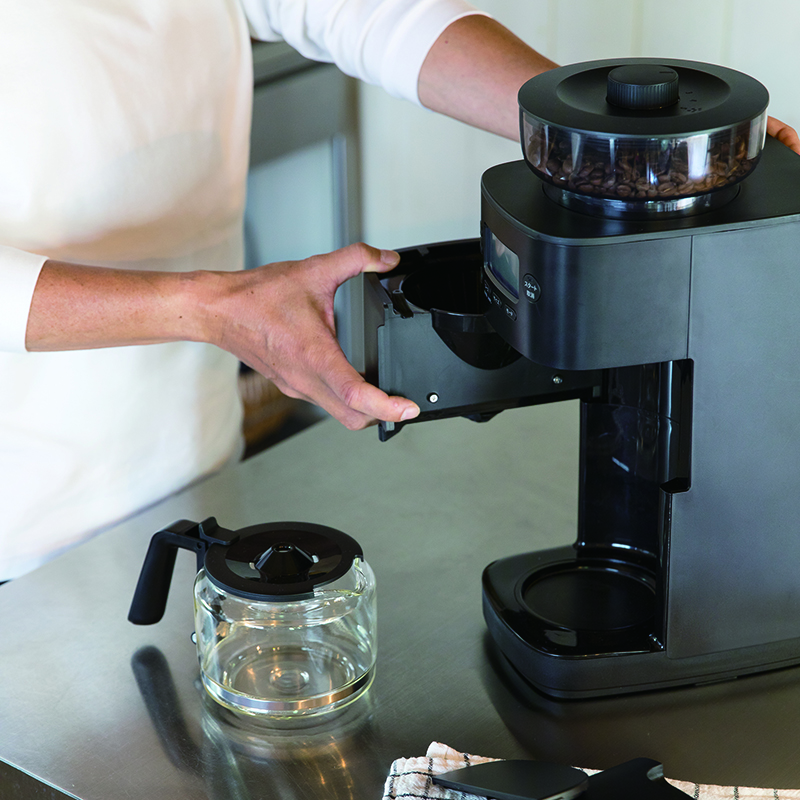 siroca シロカ コーン式全自動コーヒーメーカー カフェばこ PRO（CM