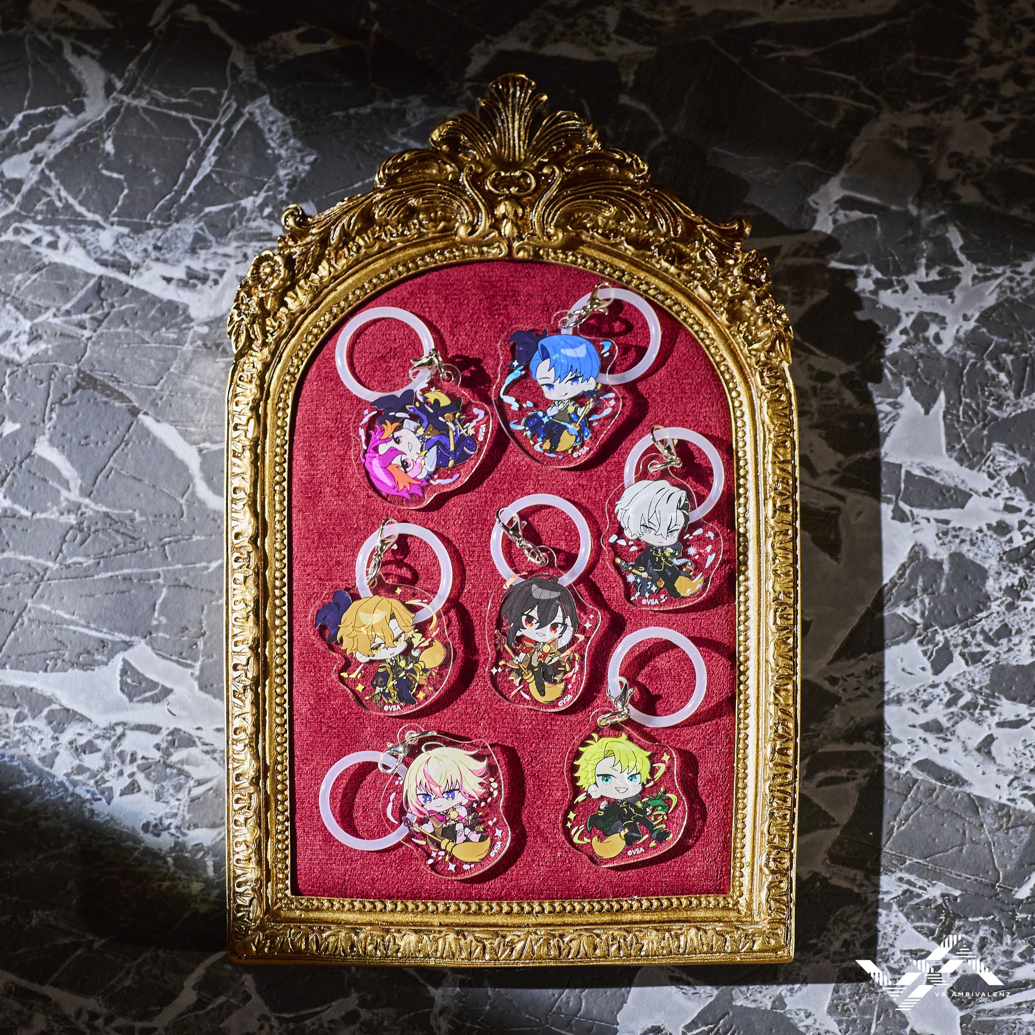 ビバレン魔法学園】XlamV ミニキャラ トレーディングめじるしアクリル