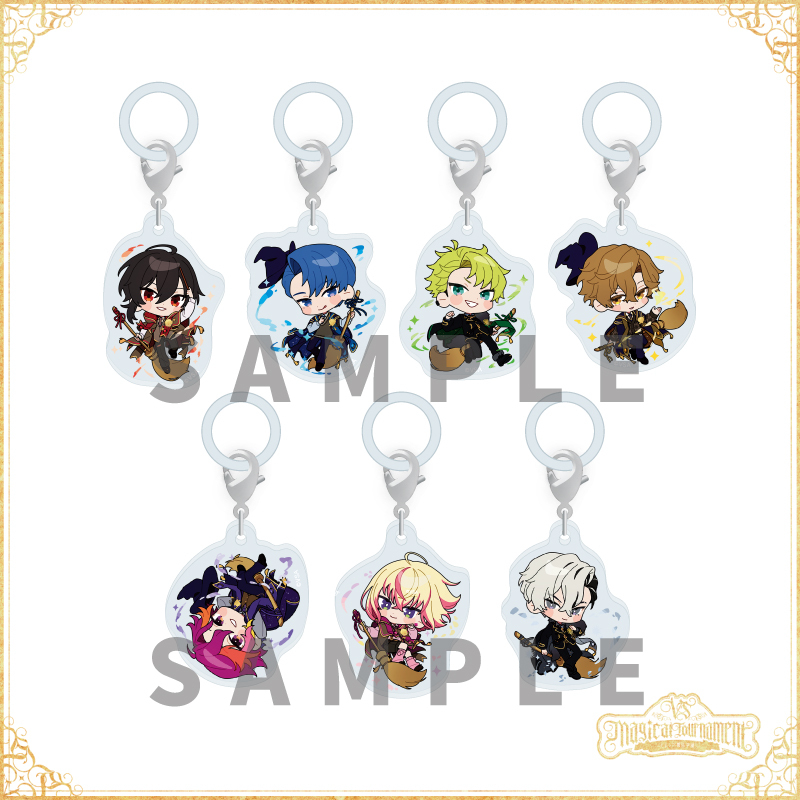 ビバレン魔法学園】XlamV ミニキャラ トレーディングめじるしアクリル