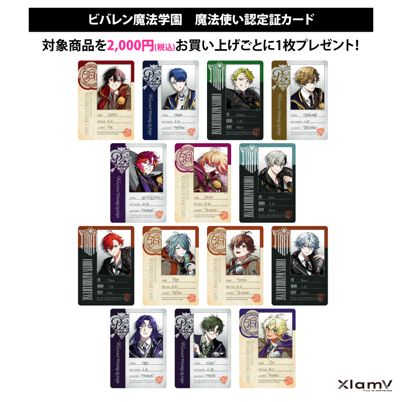 ビバレン魔法学園】A4クリアファイル＆ステッカーセット | VS