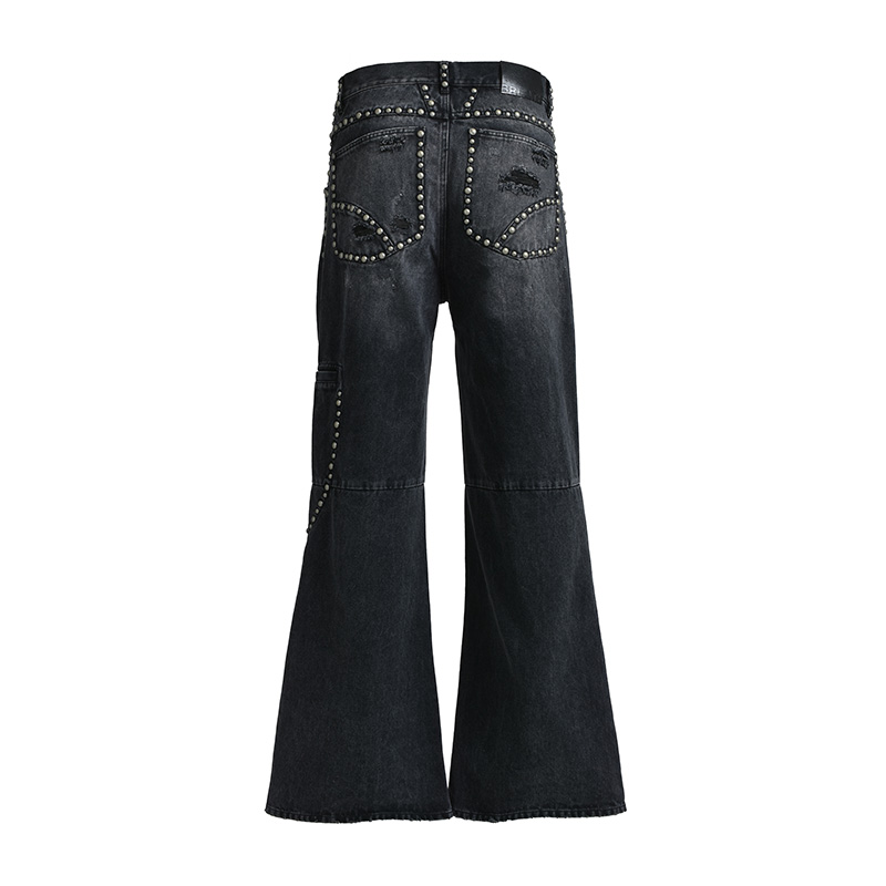 SUICIDE STUDS WIDE DENIM PANTS -2.COLOR- | WALKIN STORE WEB SHOP