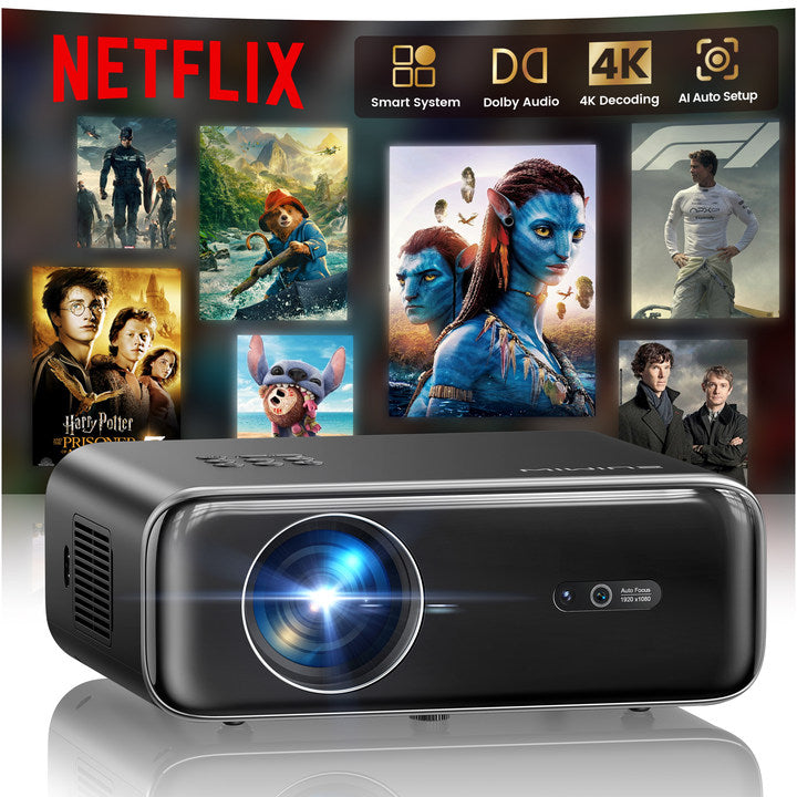 WiMiUS P62 Pro Projector with WiFi and Bluetooth – WiMiUS Official