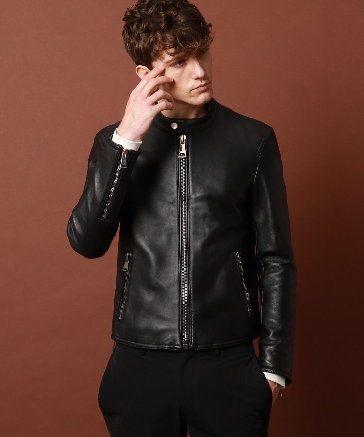 干場義雅×DRESSTERIOR】レザーライダースジャケット（ライダース